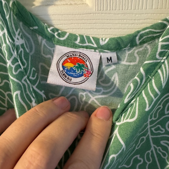 Ma Kai Beach Green monstera dress - Picture 2 of 2